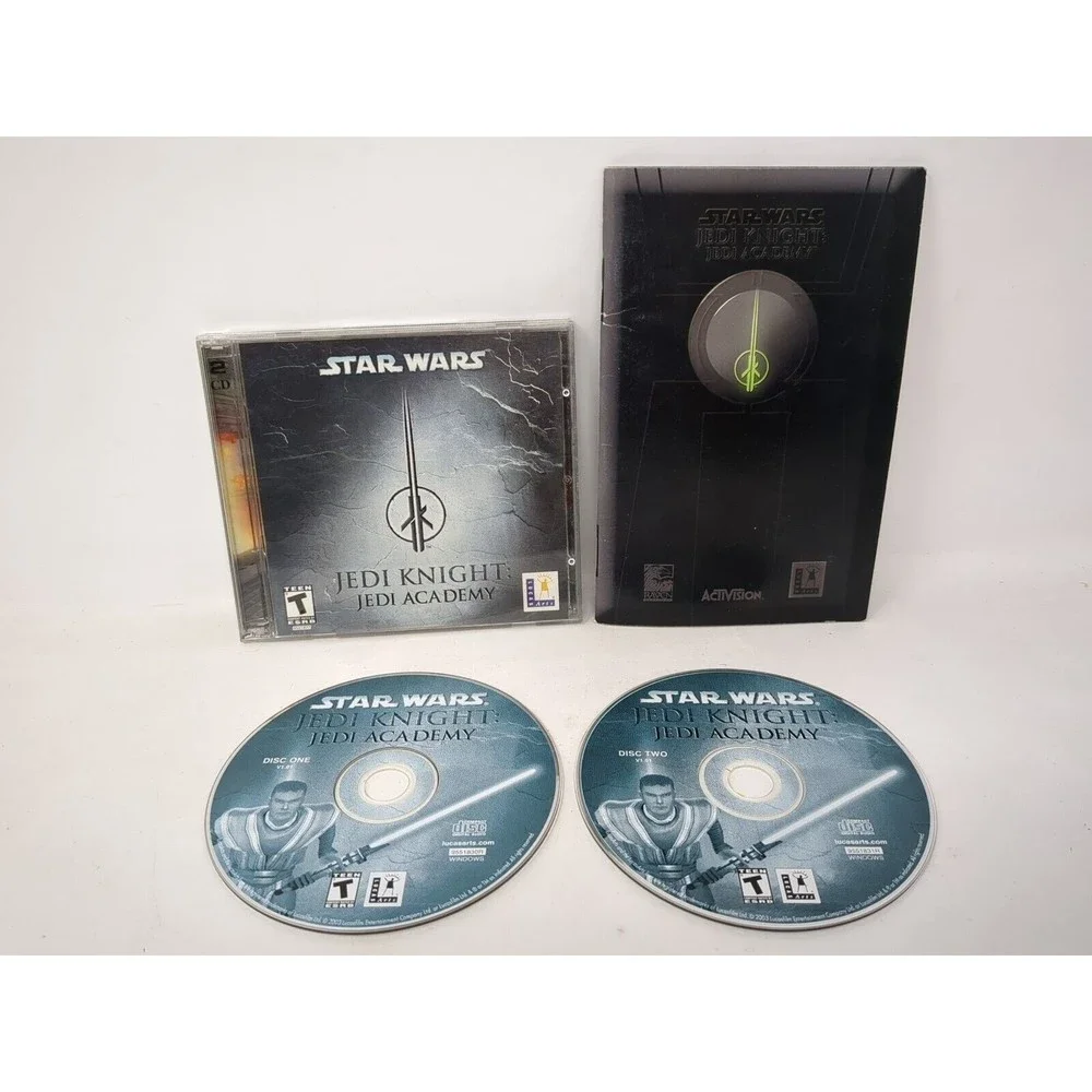 Star Wars Jedi Knight Academy PC CD-ROM Game For Windows 98 2000 XP Works Tested